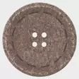NAPPI KIERRÄTETTY PUUVILLA 20MM - 22 ruskea - Napit ja nepparit - 4050945019786 - 2