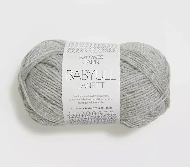 Babyull Lanett - 1022 vaaleanharmaa - Babyull Lanett villalangat - 7039560060776 - 1