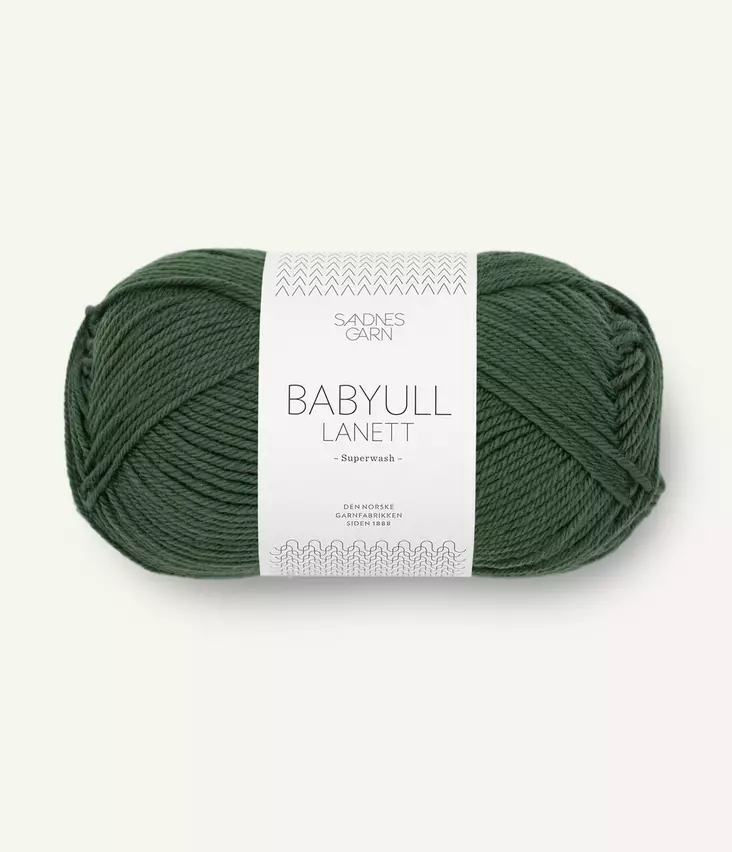 Babyull Lanett - 8082 tummanvihreä - Babyull Lanett villalangat - 7039560061056 - 1