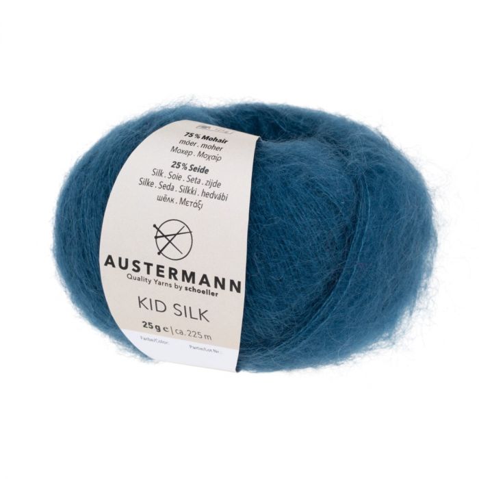 KID SILK - 21 tummanpetrooli - Kid Silk mohairlangat - 4014816208846 - 1