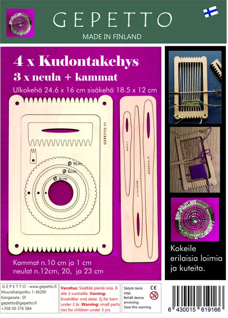 KUDONTAKEHYSX4 GEPETTO - Ompelutarvikkeet - 6430015619166 - 1