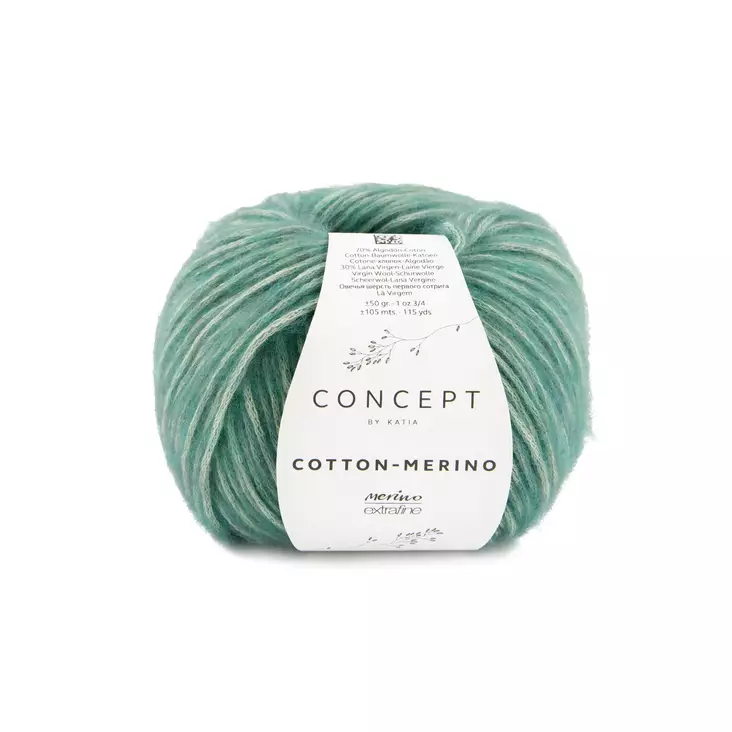 Katia Cotton-Merino - 140 emerald - Katia Cotton-Merino - 8435407996526 - 1