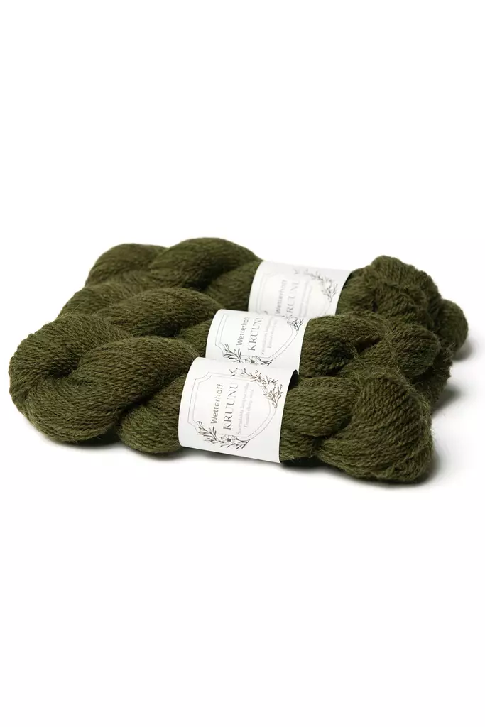 Kruunu-villalanka 50 g - 20186 tumma vihreä - Kruunu villalangat - 20186 - 1