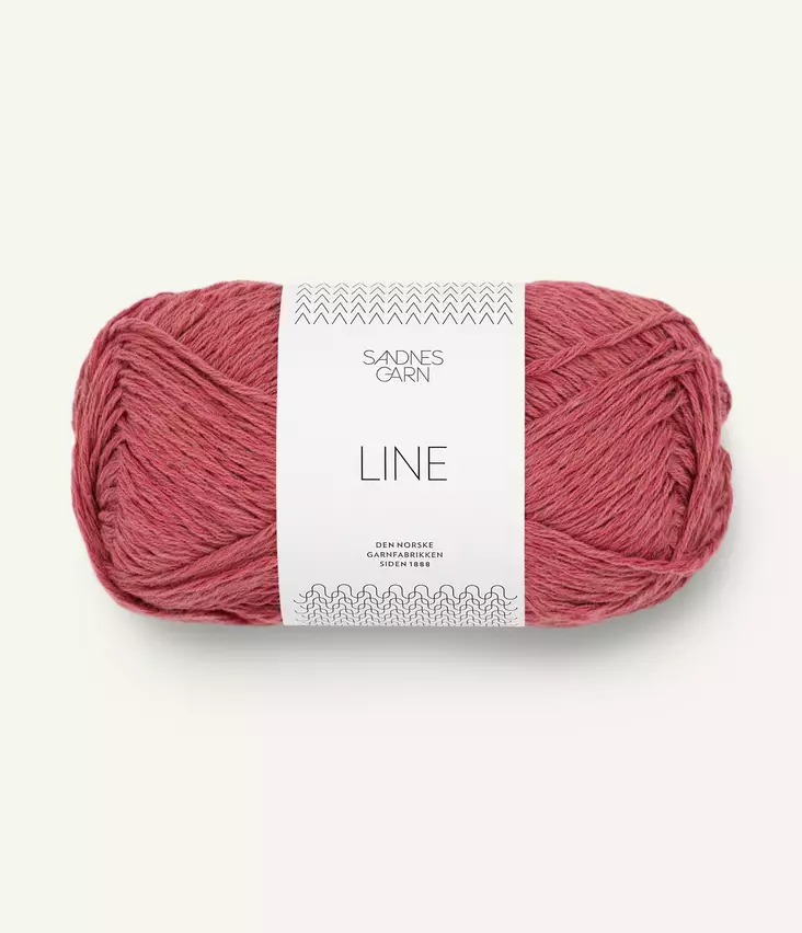 LINE - 4335 punainen - Line puuvillasek-langat - 7039560670456 - 1