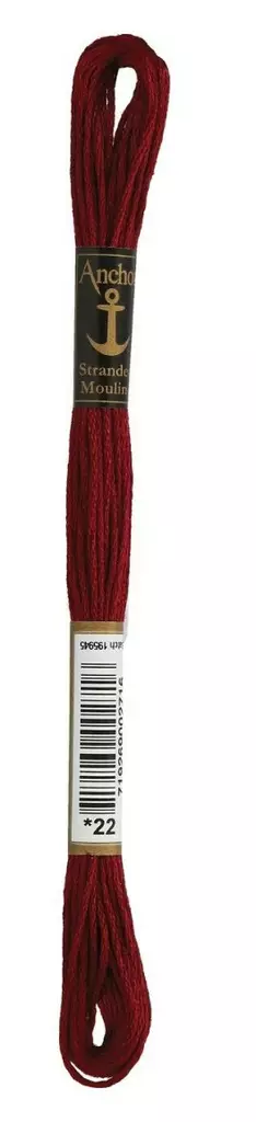 MULIINILANKA - 22 TOKKA - Muliinilanka kirjontalangat - 0719269002716 - 1