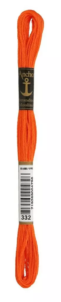 MULIINILANKA - 332 TOKKA - Muliinilanka kirjontalangat - 0719269004796 - 1