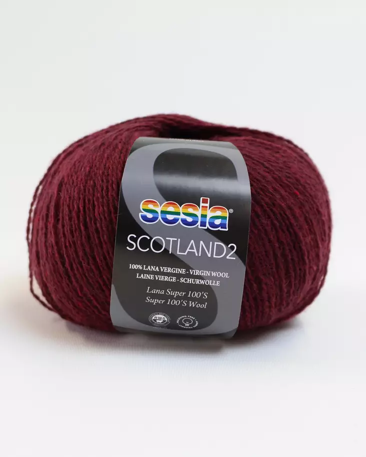 Scotland 2 - 451 viininpunainen - Sesia Scotland 2 - villalangat - 8058995007926 - 1