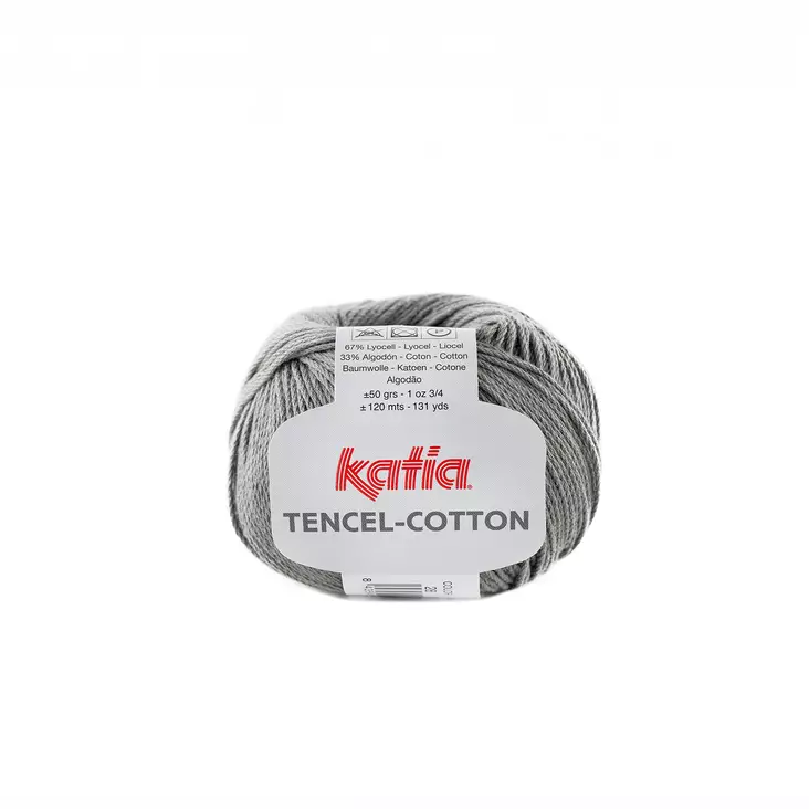 TENCEL-COTTON 28 tummanharmaa - Tencel-Cotton puuvillasek-langat - 8435407959446 - 1