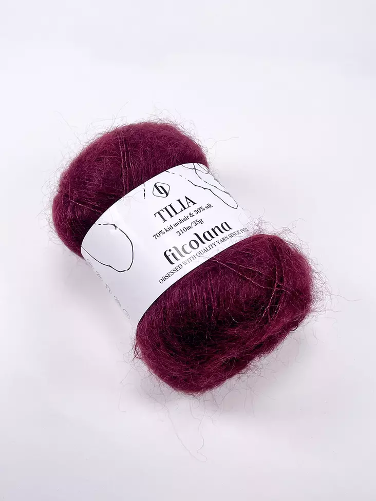 TILIA - 382 Dark Bordeaux - Tilia mohairlangat - 5709673006146 - 1