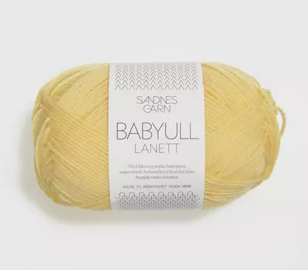 Babyull Lanett - 2014 vaaleankeltainen - Babyull Lanett villalangat - 7039560060837 - 1