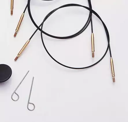 Knitpro Swivel 50 cm - kaapeli - Pyöröpuikot kaapelit ja tarvikkeet - 8907628073657 - 1