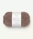 Borstet Alpakka - 3161 harmaanruskea - Borstet Alpakka alpakkalangat - 7039560782517 - 1
