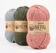 NEPAL MIX - 8907 vaaleansininen - Drops Nepal alpakkalangat - 7071723012697 - 2