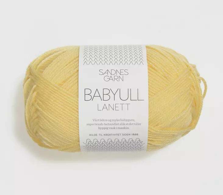 Babyull Lanett - 2014 vaaleankeltainen - Babyull Lanett villalangat - 7039560060837 - 1