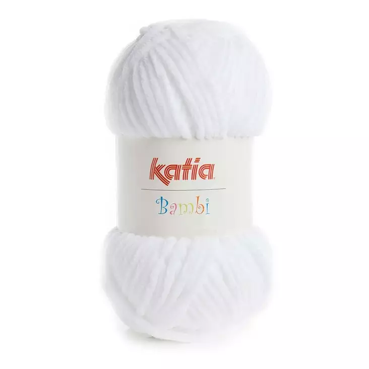 Bambi - 300 valkoinen - Bambi samettilangat - 8435074677117 - 1