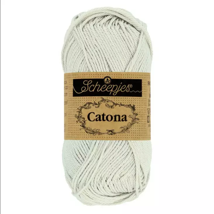 Catona - 172 Light silver / vaaleaharmaa - Catona puuvillalangat - 8717738974757 - 1