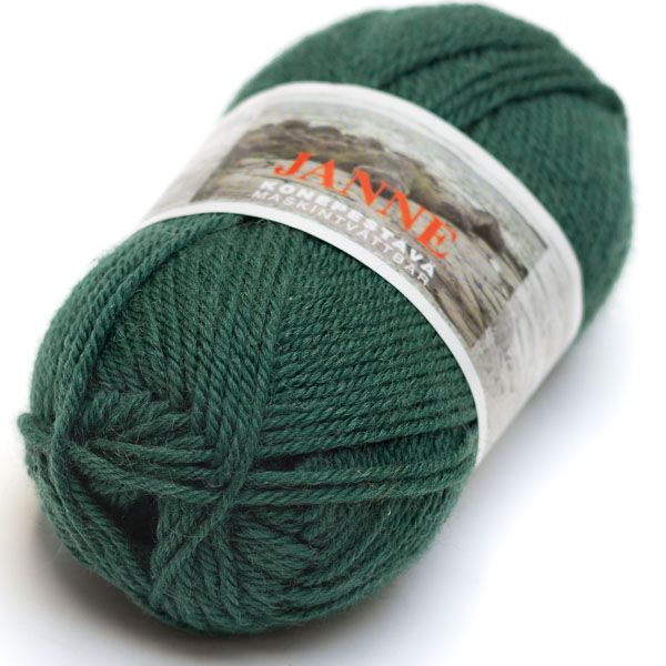 JANNE - 412 Vihreä - Janne villasek-langat - 7023790334127 - 1