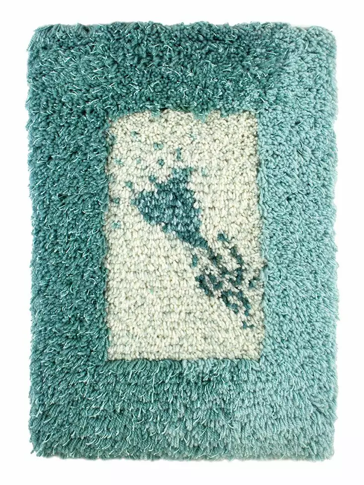 Muisto Kesästä 3 Vihreä - ryijy - 35 x 52 cm - Ryijypaketit - 333300066 - 1