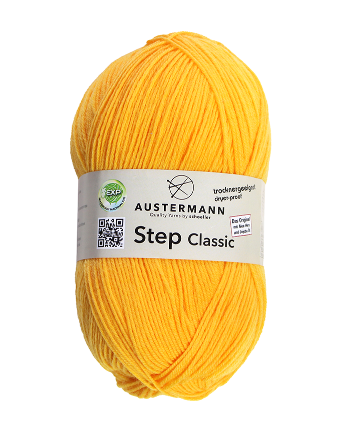 STEP CLASSIC - 1014 keltainen - Step villasek-langat - 4014816169567 - 1