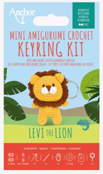 Amigurumi Leijona tarvikepaketti - Virkkauspaketit - 3357995069077 - 1