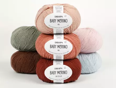 BABY MERINO - 39 vaalea lila - Drops Baby Merino villalangat - 7071723012598 - 2