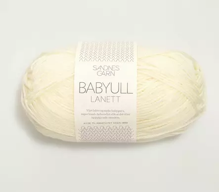 Babyull Lanett - 1012 luonnonvalkoinen - Babyull Lanett villalangat - 7039560060028 - 1