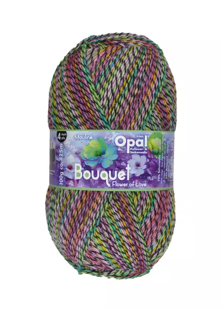 Opal Bouquet 4-ply - sukkalanka 100 g - Opal Bouquet 4-ply sukkalanka - 53008 - 1