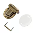 Laukkulukko antiikkimessinki 26mm 417977 - Napit ja nepparit - 4002274179778 - 2