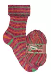Opal Mix tape 4-ply - 11497 punainen - Opal 4-s sukkalangat - 4032617023628 - 1