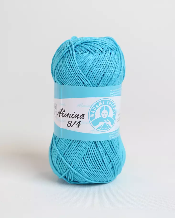 ALMINA - 5308 turkoosi - Almina puuvillalangat - 8697674000898 - 2