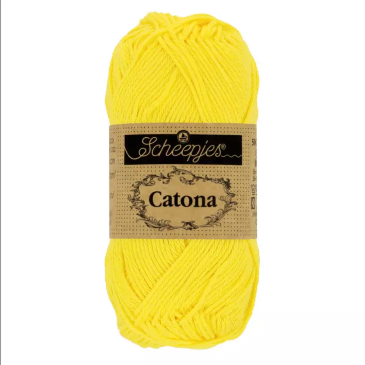 Catona - 280 Lemon / sitruuna - Catona puuvillalangat - 8717738974528 - 1