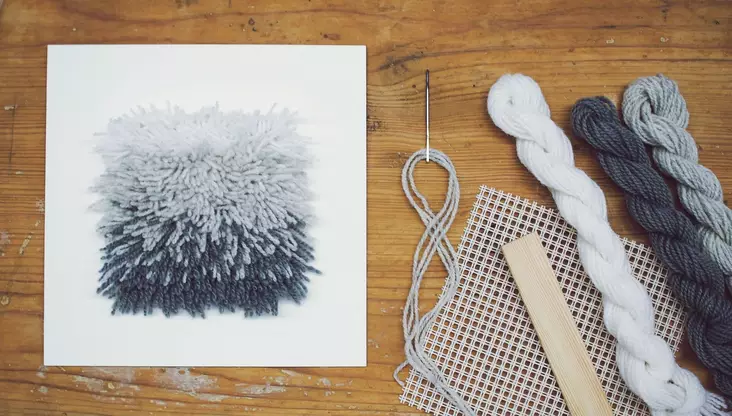 Haiku miniryijy - Talvi valkoinen kehys - Haiku-miniryijyt - 9701098 - 1