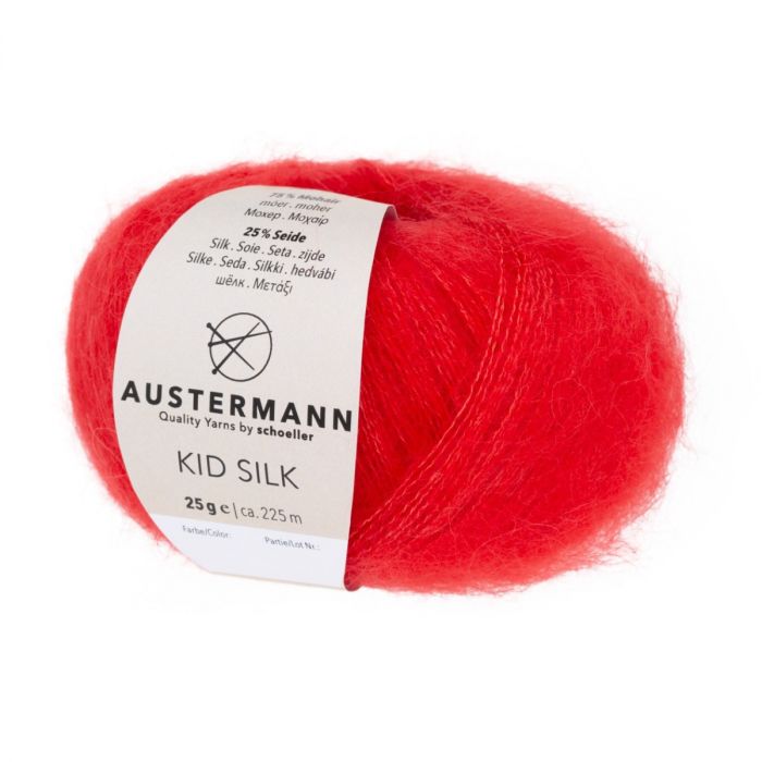 KID SILK - 31 punainen - Kid Silk mohairlangat - 4014816250678 - 1
