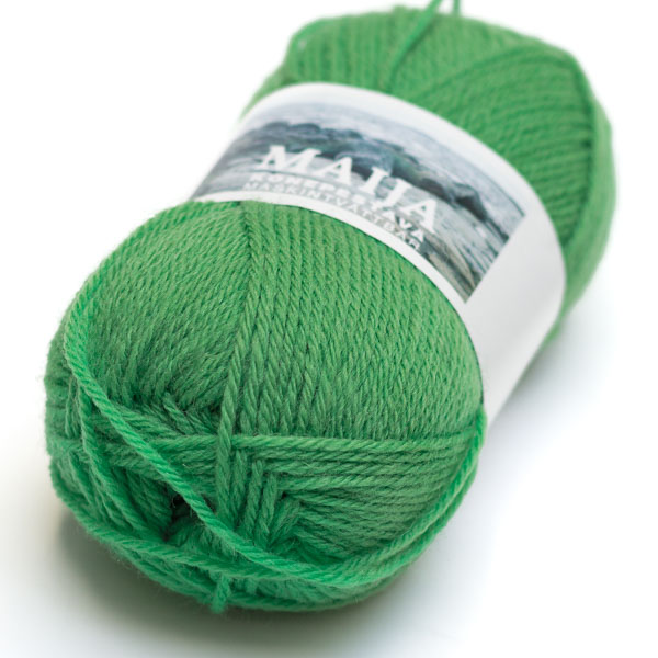 MAIJA - 211 Kirkas vihreä - Maija villasek-langat - 7023790312118 - 1
