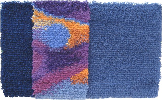 Saturnus sininen - ryijy - 80 x 45 cm - Ryijypaketit - 333300082 - 1