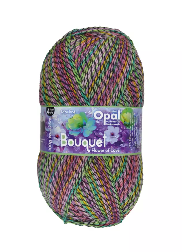 Opal Bouquet 4-ply - sukkalanka 100 g - Opal Bouquet 4-ply sukkalanka - 53008 - 1