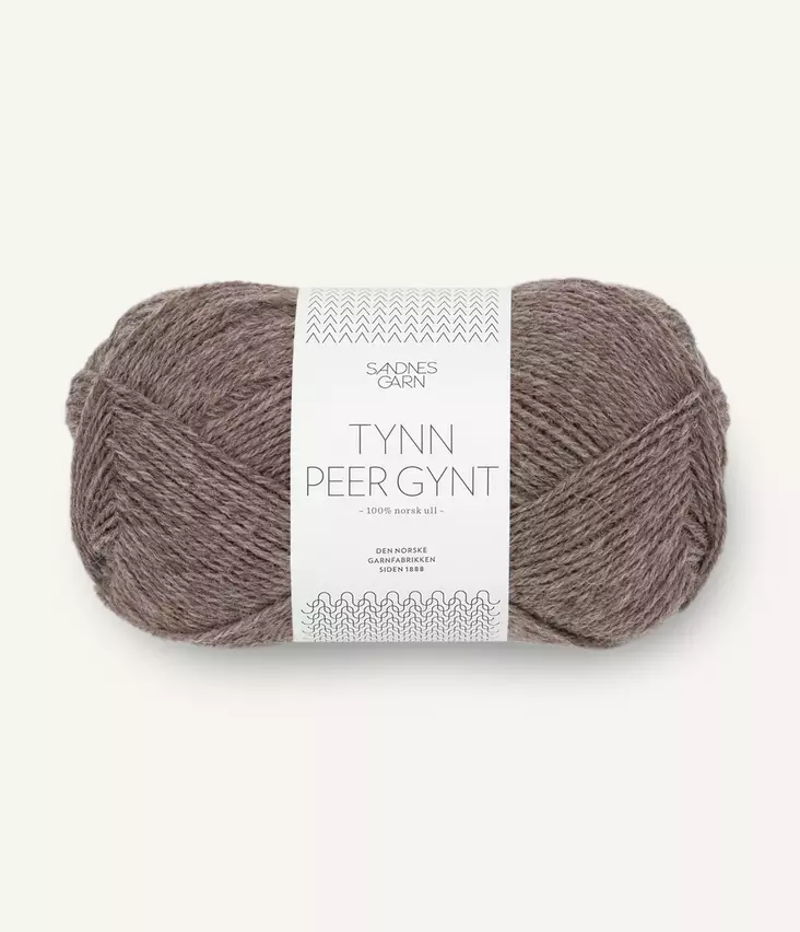 Tynn Peer Gynt - 2652 tumma meleerattu ruskea - Tynn Peer Gynt - 7039560100168 - 1