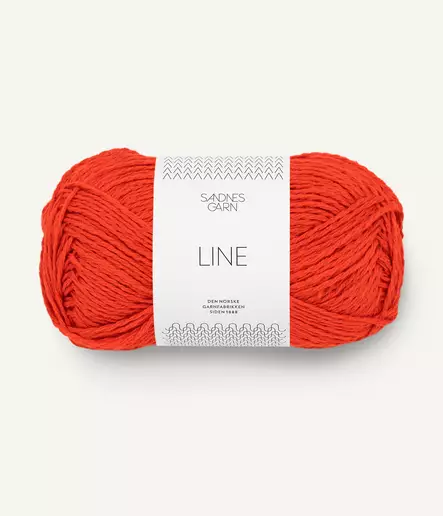 LINE - 3819 Spicy orange - Line puuvillasek-langat - 7039560670739 - 1