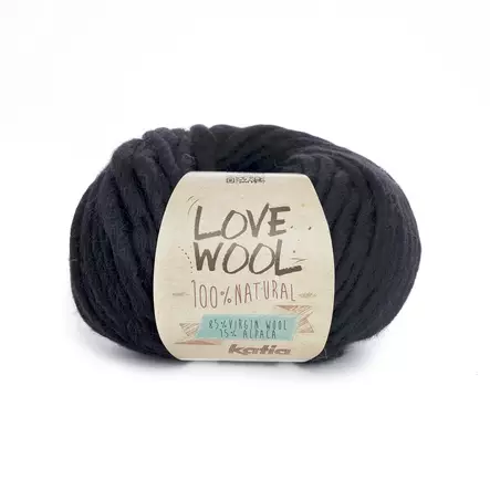 LOVE WOOL - 108 musta - Love Wool alpakkalangat - 8435074698259 - 1