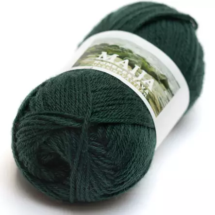 MAIJA - 214 Tummanvihreä - Maija villasek-langat - 7023790312149 - 1