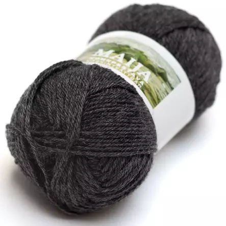 MAIJA - 227 Meleerattu grafiitinharmaa - Maija villasek-langat - 7023790312279 - 1