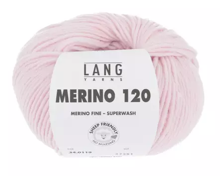 MERINO 120 - 119 vaaleanpunainen - Merino 120 villalangat - 7611862006999 - 1