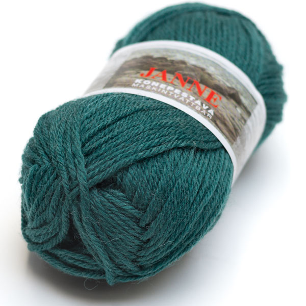 JANNE - 434 Turkoosin vihreä - Janne villasek-langat - 7023790334349 - 1