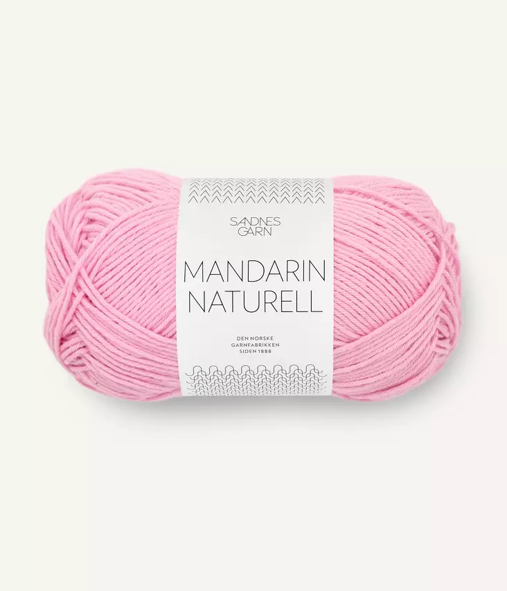 Mandarin Naturell - 4813 Pink lilac - Mandarin Naturell puuvillalangat - 7039560320559 - 1