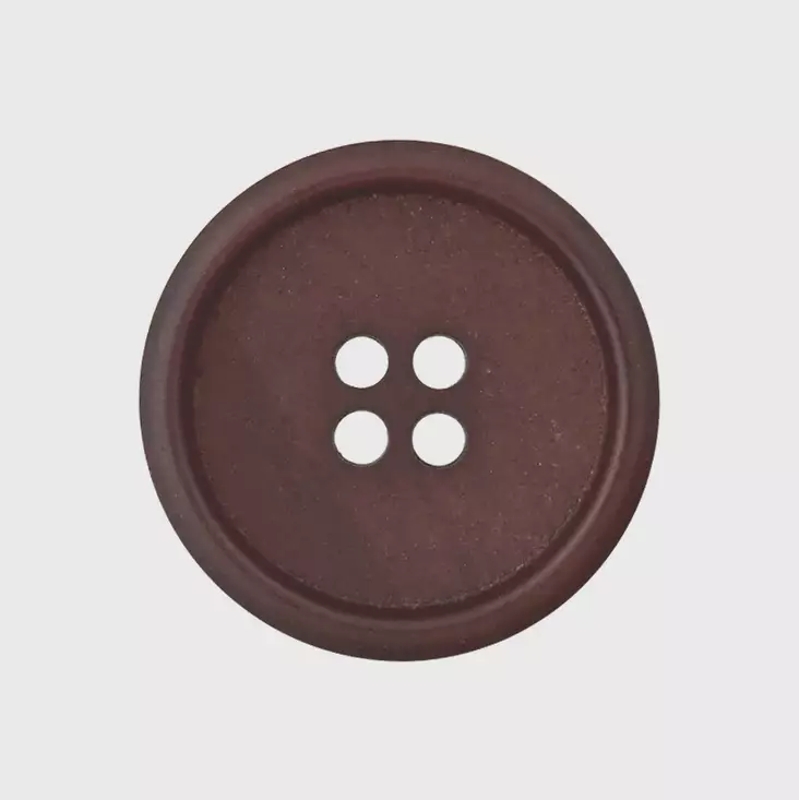 NAPPI KIERRÄTETTY PAPERI 18MM - 22 tummanruskea - Napit ja nepparit - 4006440116529 - 1