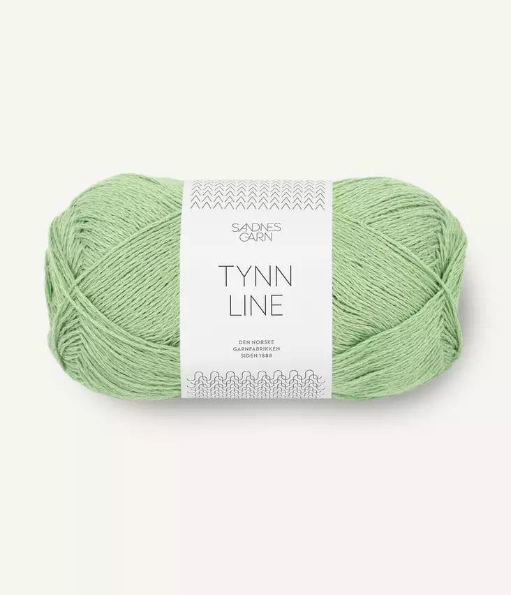 TYNN LINE - 8733 Spring green - Tynn Line puuvillasek-langat - 7039560770569 - 1