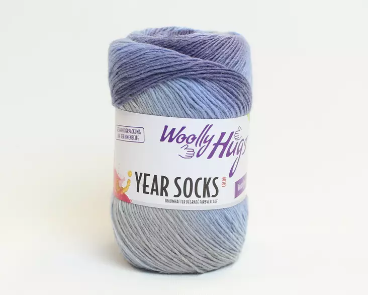 Year socks 6 - sininen - Pro lana Year sock - 4260479428439 - 1