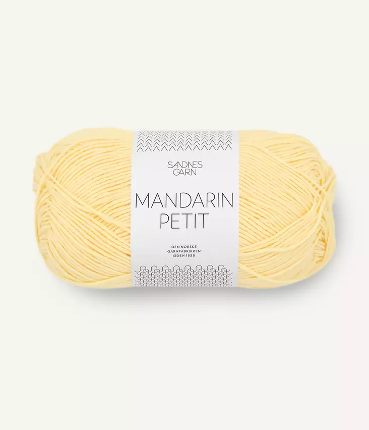 Mandarin Petit - 2102 Spring Yellow - Mandarin Petit puuvillalangat - 7039560120999 - 1