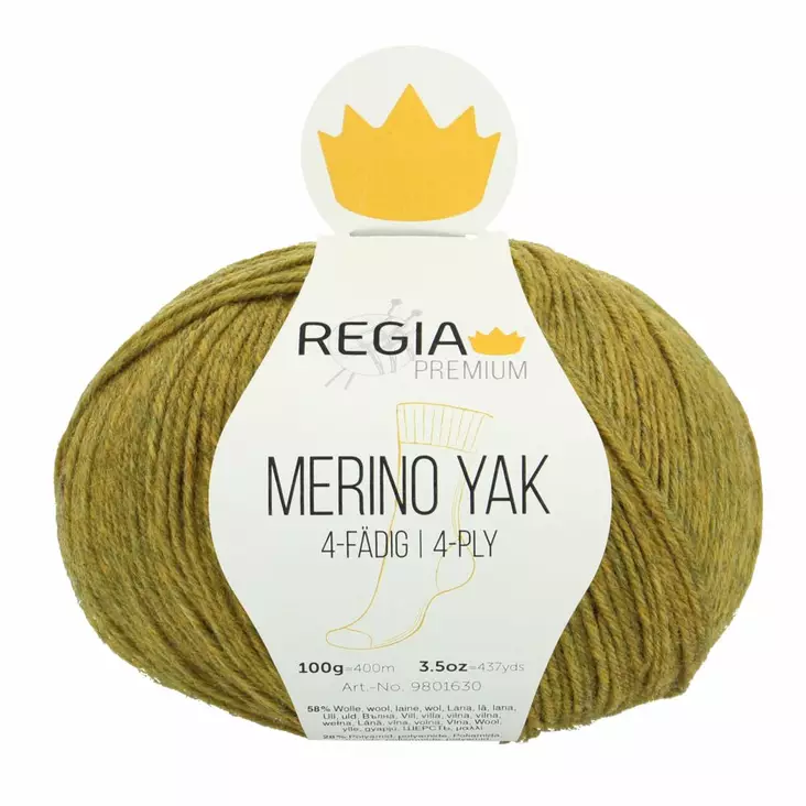 MERINO YAK REGIA - 7516 lime - Regia Merino Yak villasek-langat - 4053859301909 - 1