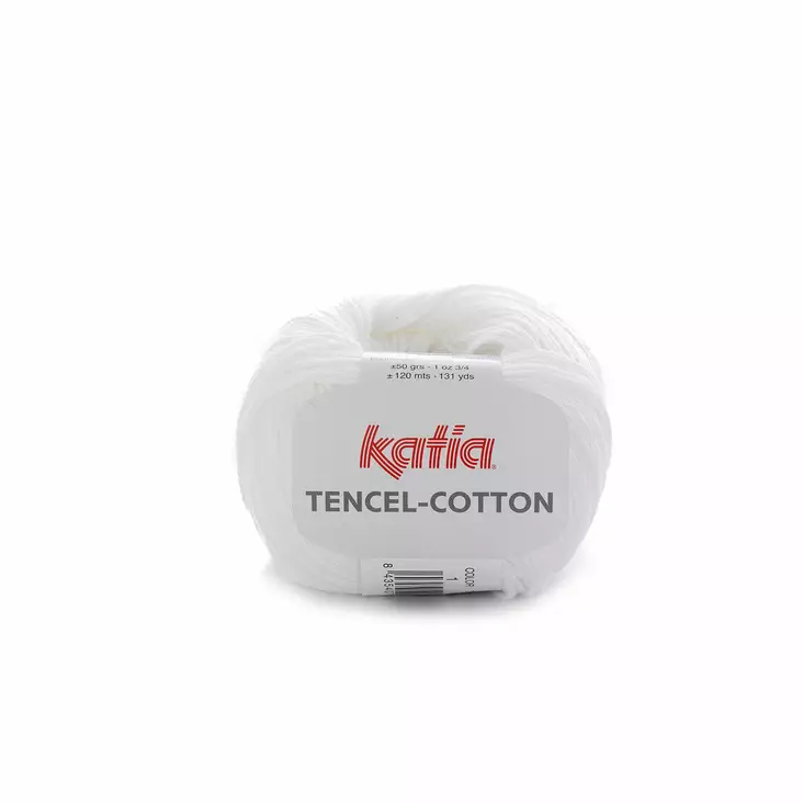 TENCEL-COTTON 1 valkoinen - Tencel-Cotton puuvillasek-langat - 8435407938489 - 1